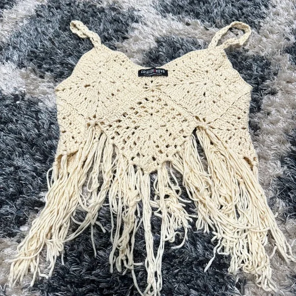 Fashion Nova - Festival Crochet Top - Picture 1 of 2